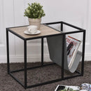 End Table Side Accent Metal Magazine Organizer by LJGDeals