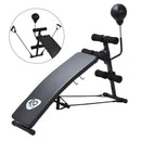 Adjustable Incline Curved Workout Fitness Sit Up Bench by LJGDeals