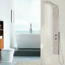 57 Inch Stainless Steel Shower Panel with12 x 8 Head Shower by LJGDeals