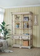 Adela - French Country Bookcase Display Storage Shelf Etageres - Antique White by HouseOfZazla