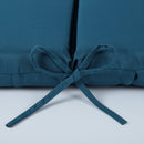 Outdoor Lounge Chair Cushion Set - Lake Blue Polyester, UV & Fade Resistant, 2PCS