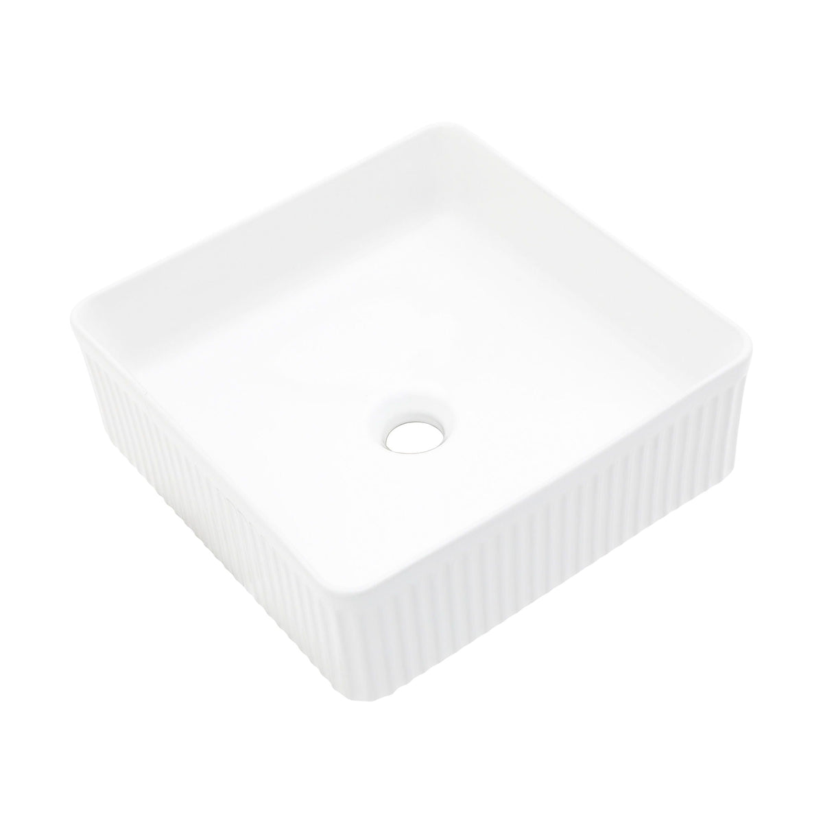 Modern Ceramic Rectangular Vessel Bathroom Sink, photo 16 of 20