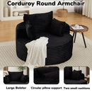 Modern Single Sofa With Backrest Pillow For Living Room by HouseOfZazla
