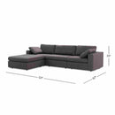 Cecilia - Modular Corner Sectional Modern Sofa by Unique Piece Furniture