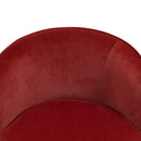 360 Degree Swivel Cuddle Barrel Accent Sofa Chairs, Round Armchairs with Wide Upholstered, Fluffy Velvet Fabric Chair for Living Room, Bedroom, Office, Waiting Rooms