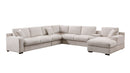 Celine - Fabric Corner Sectional Sofa With Right-Facing Chaise, Cupholders, And Charging Ports by HouseOfZazla