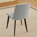 Modern Dining Chair With Carbon Steel Legs by HouseOfZazla