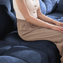 Modern Sofa & Pillows, Textured Cover, High Rebound Cushions by HouseOfZazla