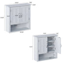 Multi Functional Wall Mounted Cabinet With Adjustable Shelves For Bathroom