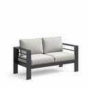 All-Weather Patio Loveseat With Thick Cushions by HouseOfZazla