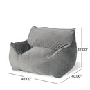 Allea - Bean Bag Chair With Armrests by HouseOfZazla