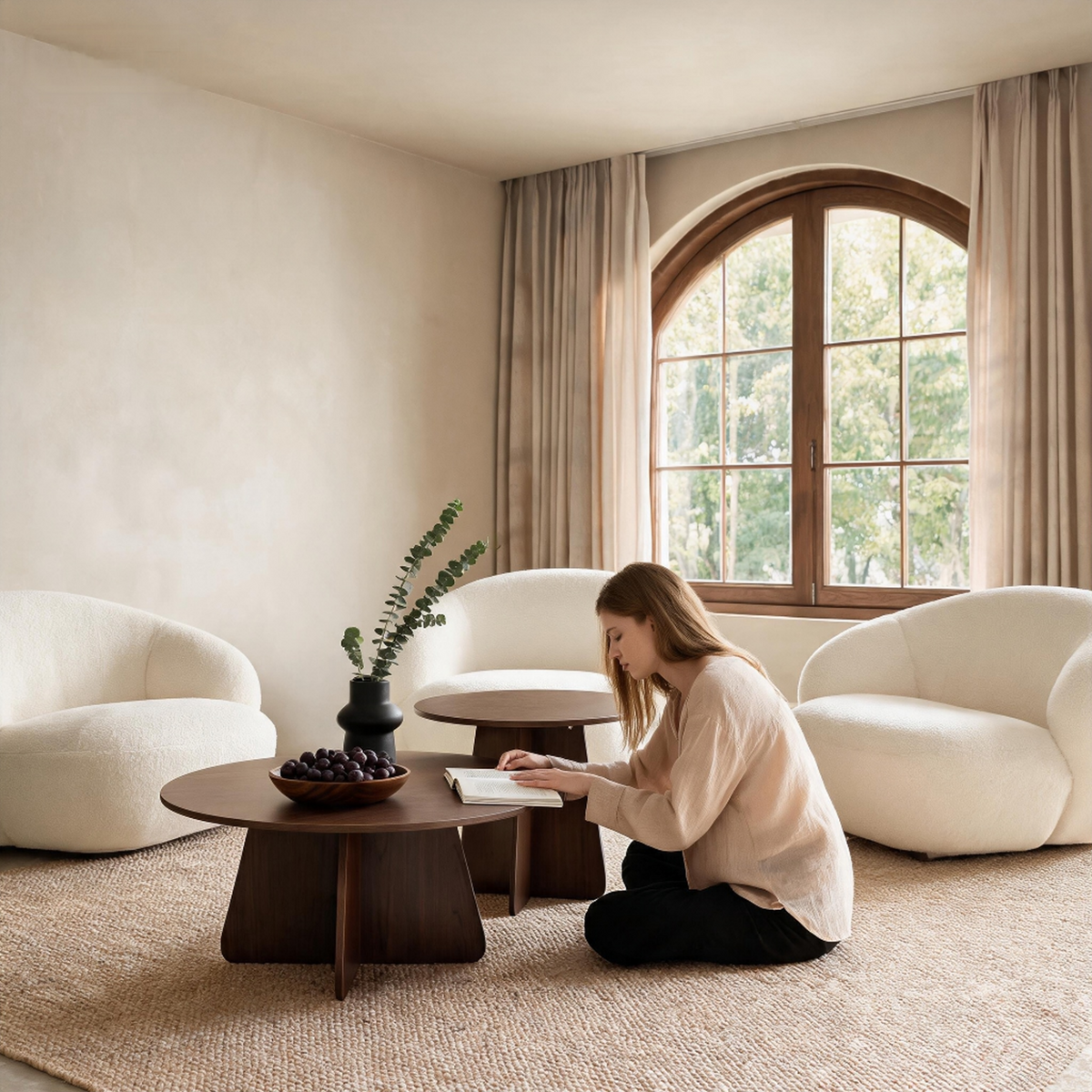 Retro-Style Nesting Coffee Table Set, photo 10 of 10