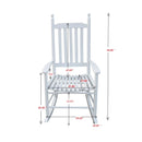 Wooden Porch Rocker Chair, Without Mat by Unique Piece Furniture