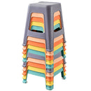 10 Pack Stackable Classroom Stools, 18.8" Height by HouseOfZazla