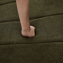 Modular Sectional Sofa With 2 Pillows, Symmetrical Design by HouseOfZazla