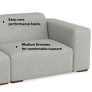 Rex - Handcrafted Sectional Sofa by Unique Piece Furniture