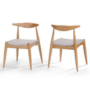 5 Piece Dining Set With Upholstered Chairs by HouseOfZazla