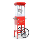 Popcorn Machine with Cart, 6 Oz Stainless Steel Pot by HouseOfZazla