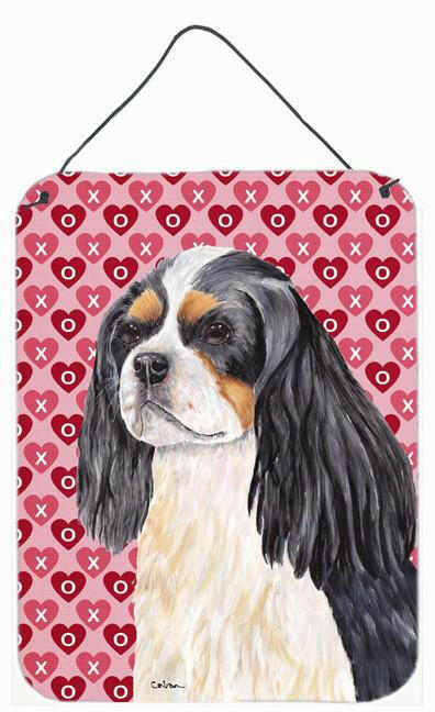 Cavalier Spaniel Hearts Love and Valentine's Day Wall or Door Hanging Prints