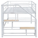 Loft Bed With Storage Stairs And Metal Frame by HouseOfZazla