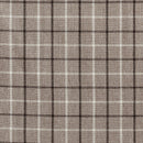 Plaid Rod Pocket and Back Tab Curtain Panel with Fleece Lining