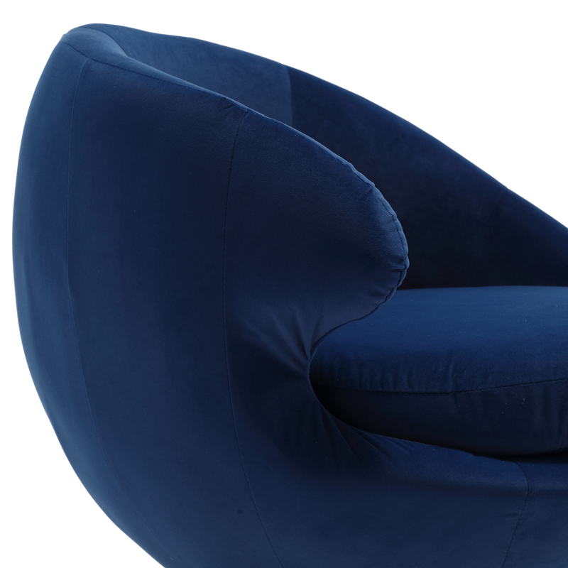 360 Degree Swivel Cuddle Barrel Accent Chairs, Round Armchairs with Wide Upholstered, Fluffy Fabric Chair for Living Room, Bedroom, Office, Waiting Rooms