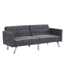 Futon Sofa Bed Convertible Folding Lounge Couch, Armrests by Unique Piece Furniture