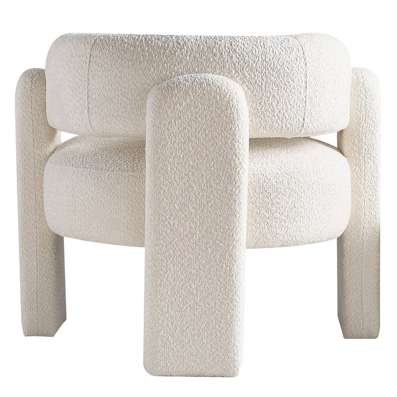 Walker Edison | Boucle Cloud Accent Chair Beige