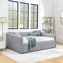 Upholstered Queen Daybed With 2 Drawers
