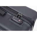 3 Piece Luggage Sets ABS Lightweight Suitcase with Two Hooks, Spinner Wheels, TSA Lock, (20/24/28) Black