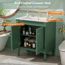 Bathroom Vanity Cabinet With Sink, Soft Close Doors, Storage Cabinet