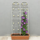 Metal Garden Trellis Rustproof Trellis For Climbing Plant Outdoor Flower Support by Unique Piece Furniture