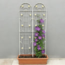 Metal Garden Trellis Rustproof Trellis For Climbing Plant Outdoor Flower Support by HouseOfZazla