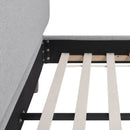 Diego - Low Upholstered Platform Bed by HouseOfZazla