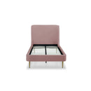 Mid-Century Modern Upholstered Bed With Curved Headboard by HouseOfZazla