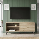 Amidon - TV Stand, With 2 Storage Shelves And 1 Cabinet by Unique Piece Furniture