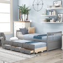 Twin Size Daybed With Trundle And Drawers by HouseOfZazla