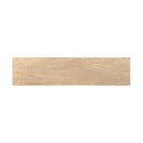 Calder 60' Solid Reclaimed Elm Plinth Console Table, Heritage Light Natural Brown