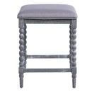 26" Counter Stools - Set of 2 with Upholstered Seat