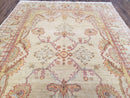 6x9 Turkish Oushak Rug, Wool Rug, Hand Knotted