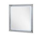 Moon - Marble Mirror With LED - White by HouseOfZazla
