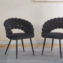 Modern Chair With Tube Legs, Soft Cushions And Comfortable Backrest by Unique Piece Furniture