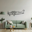 A23-24 Musketeer Metal Aircraft Wall Art - NCP0405