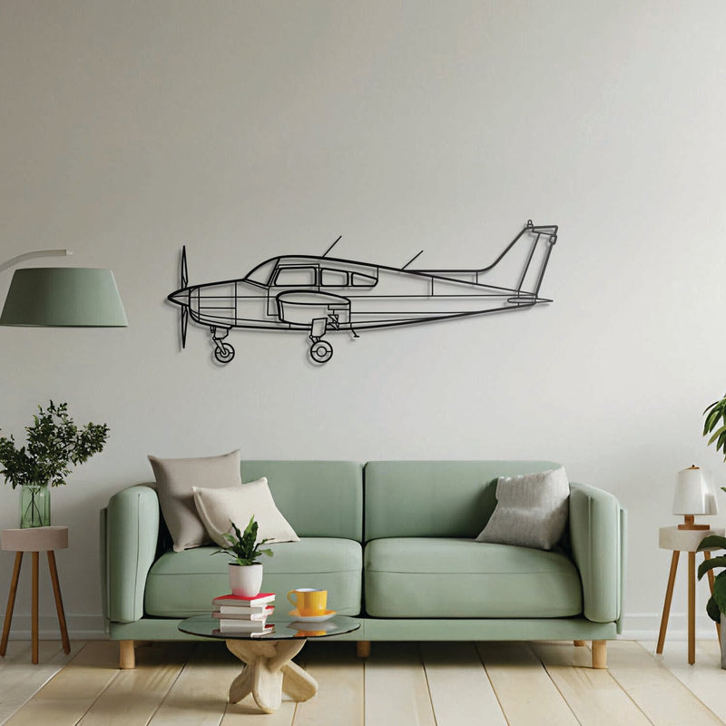 A23-24 Musketeer Metal Aircraft Wall Art - NCP0405