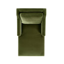 Josephine 60" Upholstered Chaise Lounge in Olive