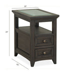 Westley Falls - Chairside End Table - Graphite