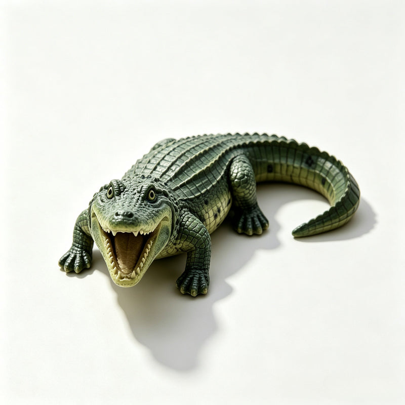 23" Simulated Crocodile Garden Statue, photo 9 of 10
