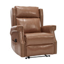 Manual Recliner Chair With Heavy Duty Motion Mechanism, 8 Vibrating Nodes And 3 Massage Modes For Living Room by HouseOfZazla