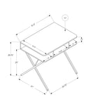 Computer Desk For Home Office, Laptop, Storage Shelves, Modern Convenient Design - White by HouseOfZazla