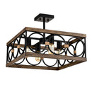 4-Light Square Kitchen Island Lights